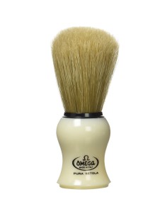 omega pennello da barba avorio - art. 10066 - made in italy: tuttocasashop.it: igiene e cura della persona