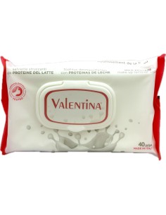 valentina make-up 40 salviettine struccanti - dermatologicamente testate: tuttocasashop.it: igiene e cura della persona