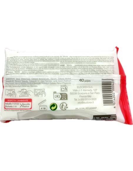 valentina make-up 40 salviettine struccanti - dermatologicamente testate: tuttocasashop.it: igiene e cura della persona