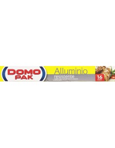 domopak alluminio per alimenti - 16 metri: tuttocasashop.it: carta & monouso