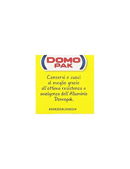 domopak alluminio per alimenti - 16 metri: tuttocasashop.it: carta & monouso
