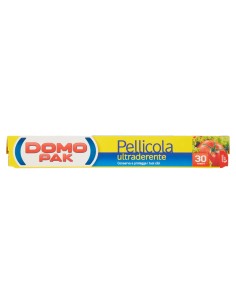 domopak pellicola per alimenti ultraderente - 30 metri: tuttocasashop.it: carta & monouso