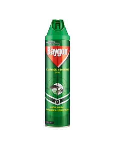 baygon scarafaggi e formiche insetticidia spray 400ml: tuttocasashop.it: pulizia e cura della casa