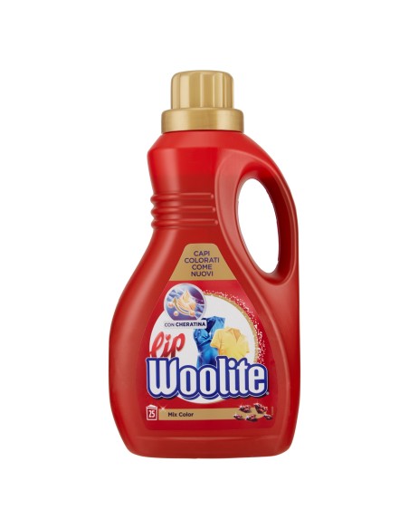 lip woolite mixcolor detersivo lavatrice e a mano - 1500ml - capi colorati: tuttocasashop.it: prodotti per bucato e tessuti