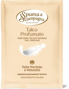 spuma di sciampagna talco in busta - 75 grammi: tuttocasashop.it: igiene e cura della persona
