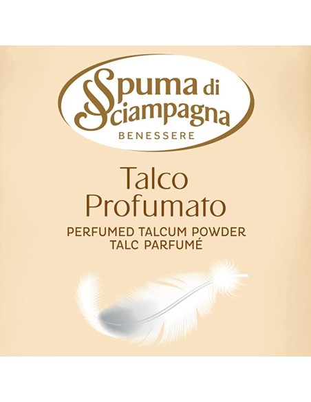 spuma di sciampagna talco in busta - 75 grammi: tuttocasashop.it: igiene e cura della persona