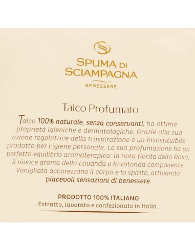 spuma di sciampagna talco in busta - 75 grammi: tuttocasashop.it: igiene e cura della persona