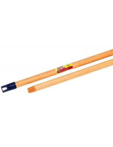 minerva manico scopa legno 130cm - attacco universale a vite: tuttocasashop.it: pulizia e cura della casa