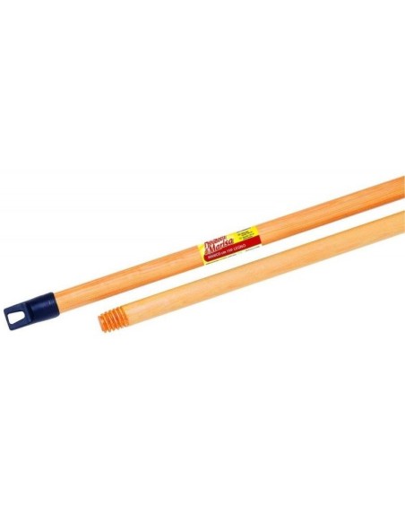 minerva manico scopa legno 130cm - attacco universale a vite: tuttocasashop.it: pulizia e cura della casa