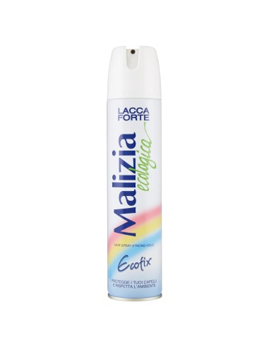 malizia ecologica lacca per capelli 300ml - fissaggio forte - ecofix: tuttocasashop.it: igiene e cura della persona