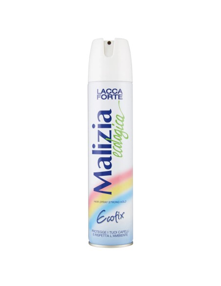 malizia ecologica lacca per capelli 300ml - fissaggio forte - ecofix: tuttocasashop.it: igiene e cura della persona