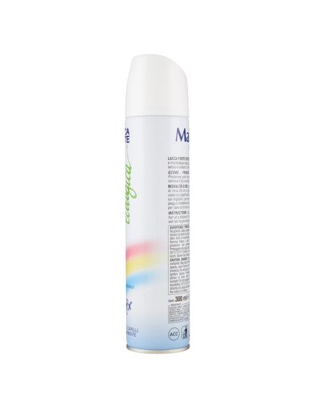 malizia ecologica lacca per capelli 300ml - fissaggio forte - ecofix: tuttocasashop.it: igiene e cura della persona