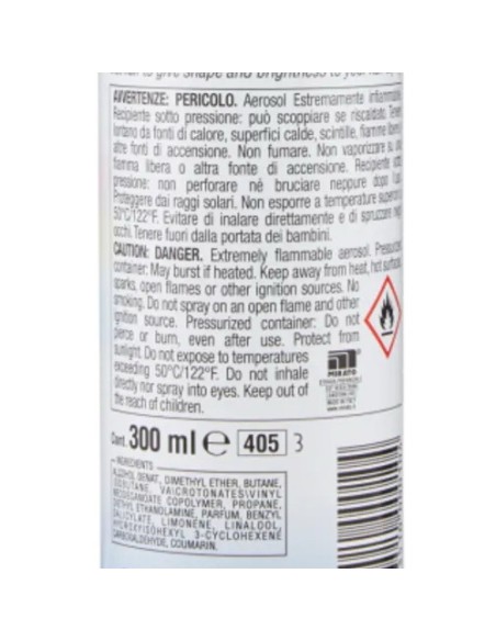 malizia ecologica lacca per capelli 300ml - fissaggio forte - ecofix: tuttocasashop.it: igiene e cura della persona