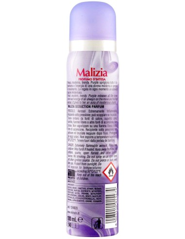 malizia deodorante spray donna - 100ml - purple: tuttocasashop.it: igiene e cura della persona