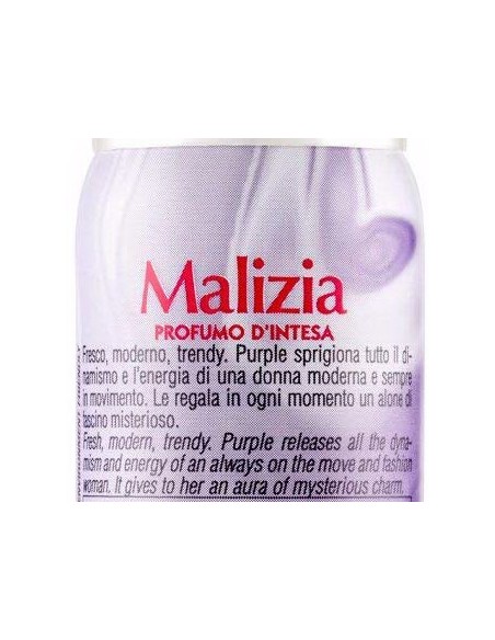 malizia deodorante spray donna - 100ml - purple: tuttocasashop.it: igiene e cura della persona