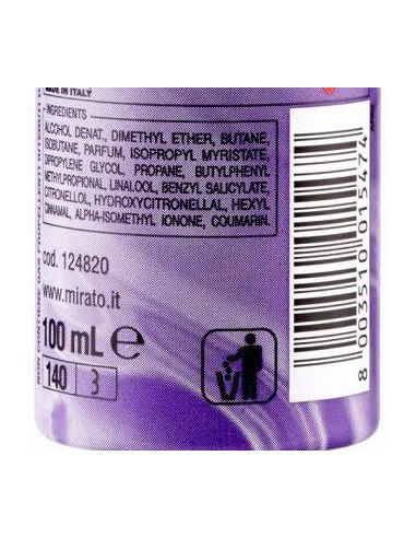 malizia deodorante spray donna - 100ml - purple: tuttocasashop.it: igiene e cura della persona