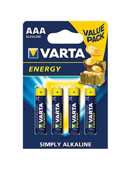 varta energy pile formato aaa ministilo alcaline 1.5v - 4 pezzi: tuttocasashop.it: altro - bazar
