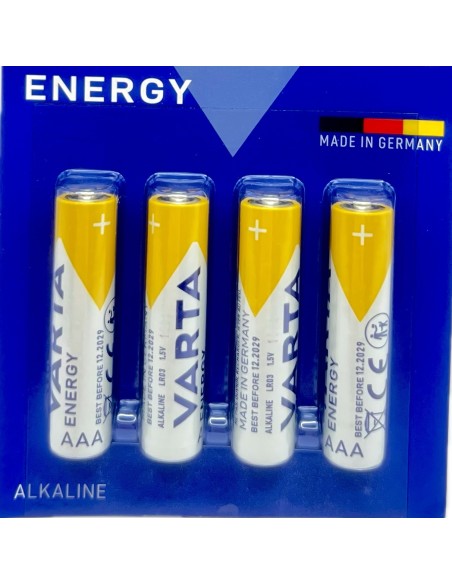 varta energy pile formato aaa ministilo alcaline 1.5v - 4 pezzi: tuttocasashop.it: altro - bazar
