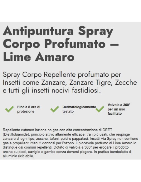 zig zag insetti-via antipuntura zanzare e zecche 100ml - lime amaro: tuttocasashop.it: igiene e cura della persona
