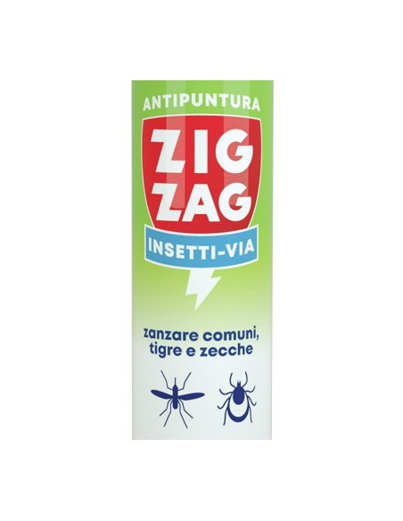 zig zag insetti-via antipuntura zanzare e zecche 100ml - lime amaro: tuttocasashop.it: igiene e cura della persona