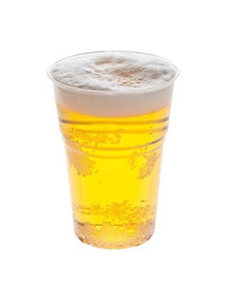 vip 50 bicchieri in plastica pp trasparenti 330cc tacca 1/2pt - birra: tuttocasashop.it: carta & monouso