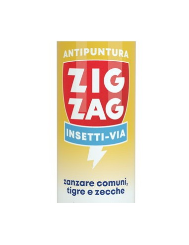 zig zag insetti-via antipuntura zanzare e zecche 100ml - geranio citronella: tuttocasashop.it: igiene e cura della persona