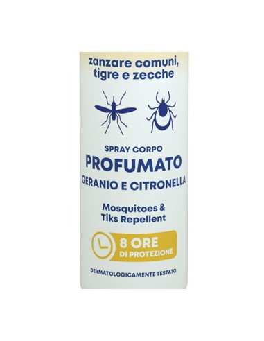 zig zag insetti-via antipuntura zanzare e zecche 100ml - geranio citronella: tuttocasashop.it: igiene e cura della persona