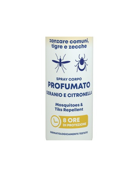 zig zag insetti-via antipuntura zanzare e zecche 100ml - geranio citronella: tuttocasashop.it: igiene e cura della persona