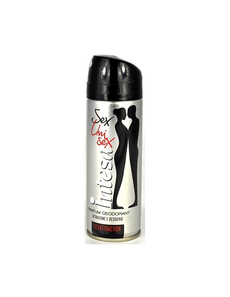 intesa sex unisex deodorante spray 125ml attraction attrazione e desiderio: tuttocasashop.it: igiene e cura della persona