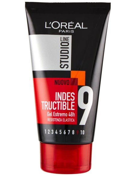 studio line gel per capelli - 150ml - n.9 - indestructible gel estremo 48h: tuttocasashop.it: igiene e cura della persona