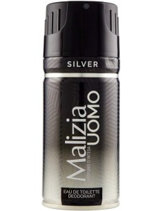 malizia uomo deodorante spray - 150ml - silver: tuttocasashop.it: igiene e cura della persona