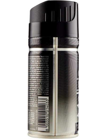 malizia uomo deodorante spray - 150ml - silver: tuttocasashop.it: igiene e cura della persona