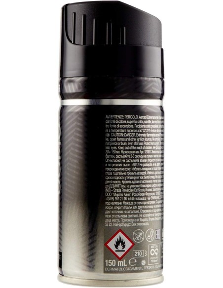 malizia uomo deodorante spray - 150ml - silver: tuttocasashop.it: igiene e cura della persona