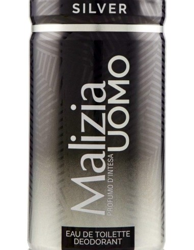 malizia uomo deodorante spray - 150ml - silver: tuttocasashop.it: igiene e cura della persona