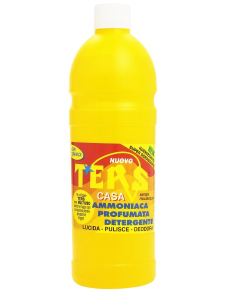 ters ammoniaca detergente profumata - 1 litro - super sgrassante: tuttocasashop.it: pulizia e cura della casa