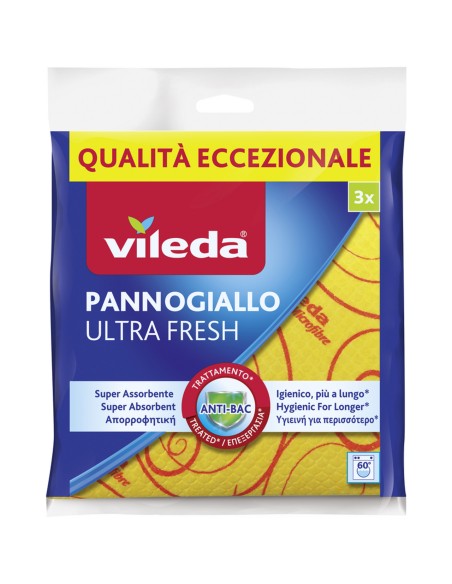 vileda pannogiallo - 3 panni multiuso: tuttocasashop.it: pulizia e cura della casa