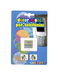 decorazioni adesive brillantinate per telefonino: tuttocasashop.it: altro - bazar