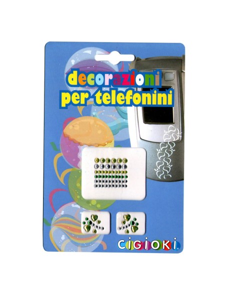 decorazioni adesive brillantinate per telefonino: tuttocasashop.it: altro - bazar