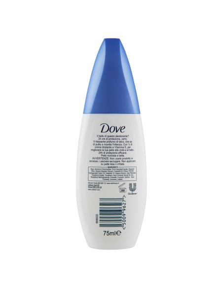 dove deodorante vapo natural no-gas 75ml - talco: tuttocasashop.it: igiene e cura della persona