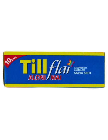 till flai aloni mai - 10 assorbenti ascellari salva macchie - odour control: tuttocasashop.it: igiene e cura della persona