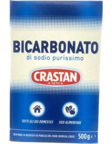 crastan bicarbonato di sodio - 500 grammi - multiuso e alimentare: tuttocasashop.it: carta & monouso