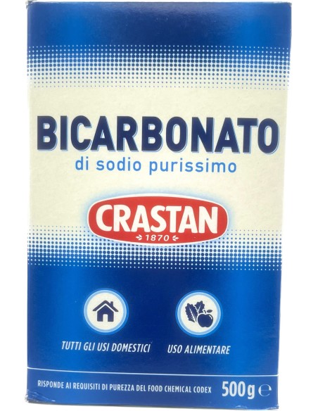 crastan bicarbonato di sodio - 500 grammi - multiuso e alimentare: tuttocasashop.it: carta & monouso