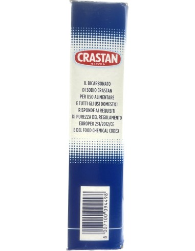 crastan bicarbonato di sodio - 500 grammi - multiuso e alimentare: tuttocasashop.it: carta & monouso