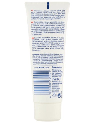 nivea deodorante crema - 75ml - dry comfort: tuttocasashop.it: igiene e cura della persona