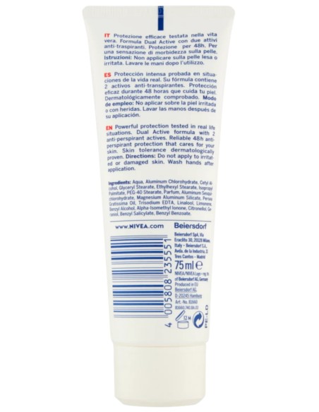 nivea deodorante crema - 75ml - dry comfort: tuttocasashop.it: igiene e cura della persona
