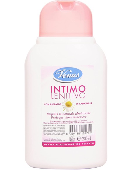 venus detergente intimo 200ml - lenitivo - con estratto di camomilla: tuttocasashop.it: igiene e cura della persona