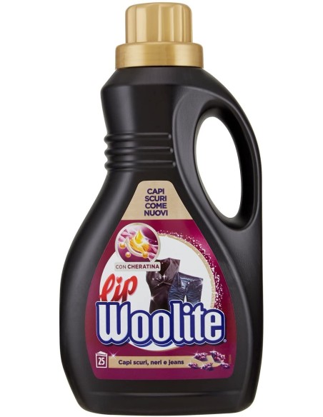 lip woolite mixnoir detersivo lavatrice e a mano - 1500ml - capi neri scuri: tuttocasashop.it: prodotti per bucato e tessuti