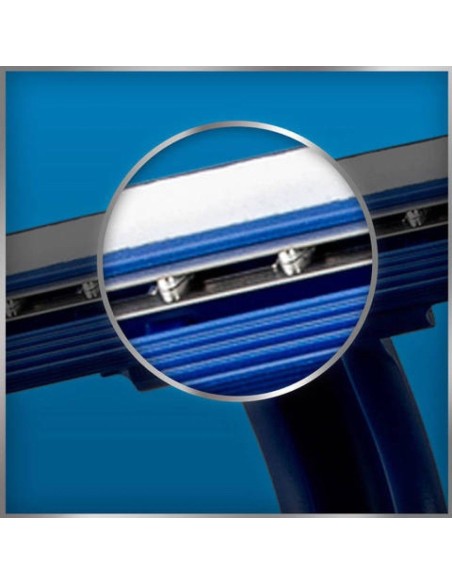 gillette blue ii rasoi radi e getta bilama - 10 pezzi - chromium coating: tuttocasashop.it: igiene e cura della persona