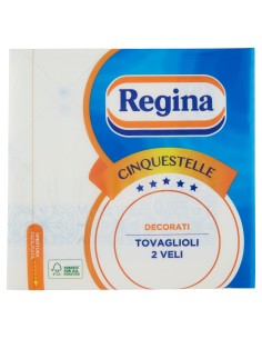 regina 5 stelle - tovaglioli da tavola di carta doppio velo - 38x38cm: tuttocasashop.it: carta & monouso