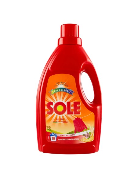 sole detersivo liquido 16 lavaggi 1l - tutti i colori - capi colorati: tuttocasashop.it: prodotti per bucato e tessuti